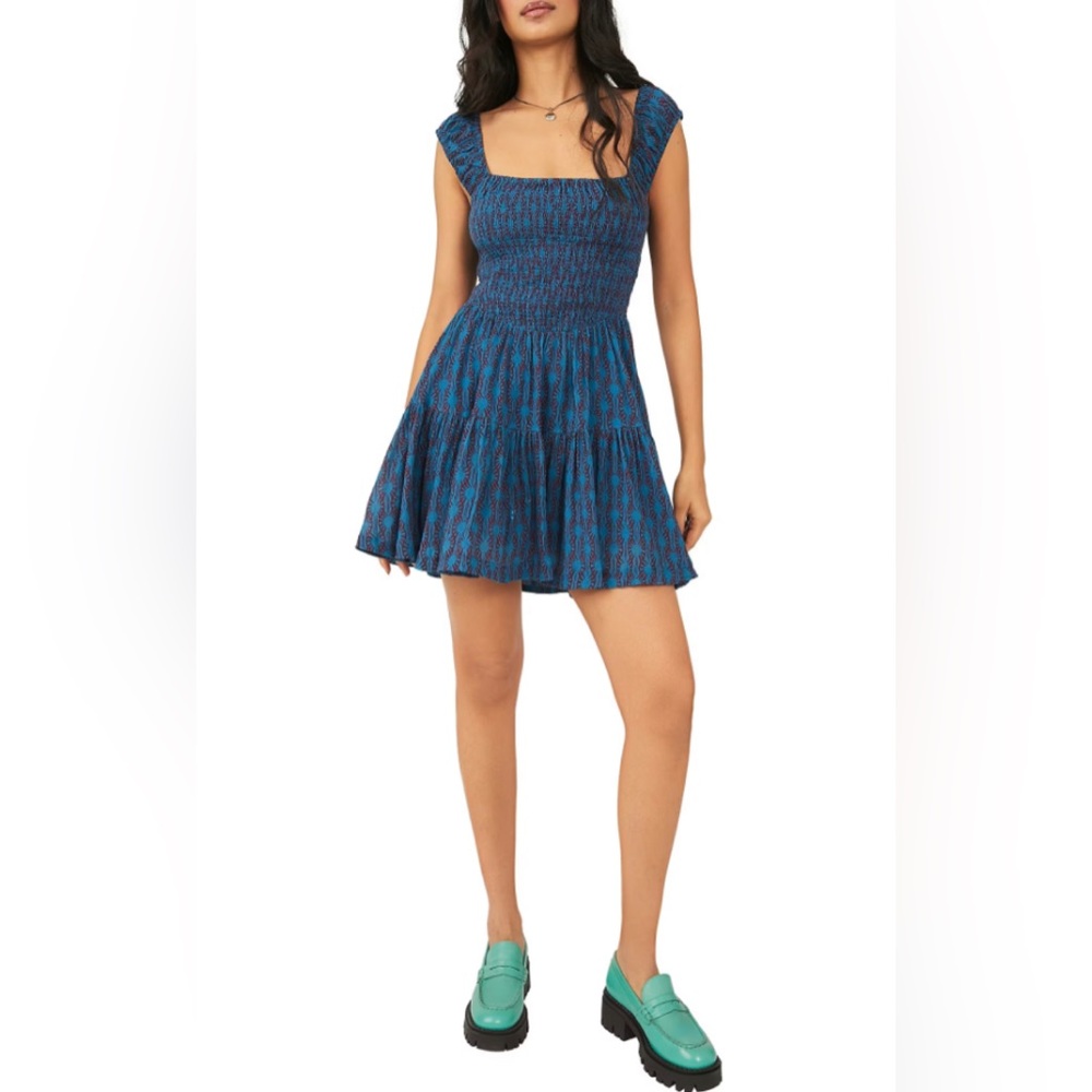 Smock top Free People summer dress - Picture 2 of 7